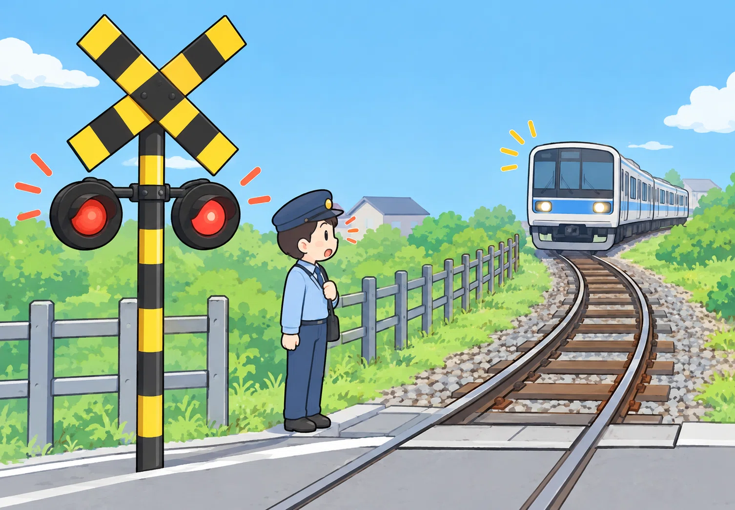 207-A)(207-B) 踏切あり｜道路標識マニア
