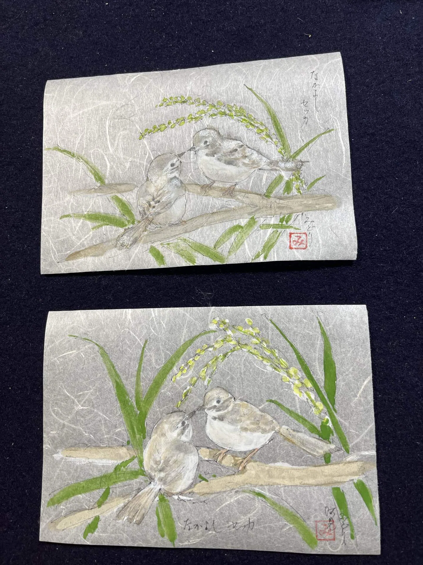 阿見みどりの小さなエッセイ 小鳥の絵に夢中｜銀の鈴社 | 鎌倉の小さな