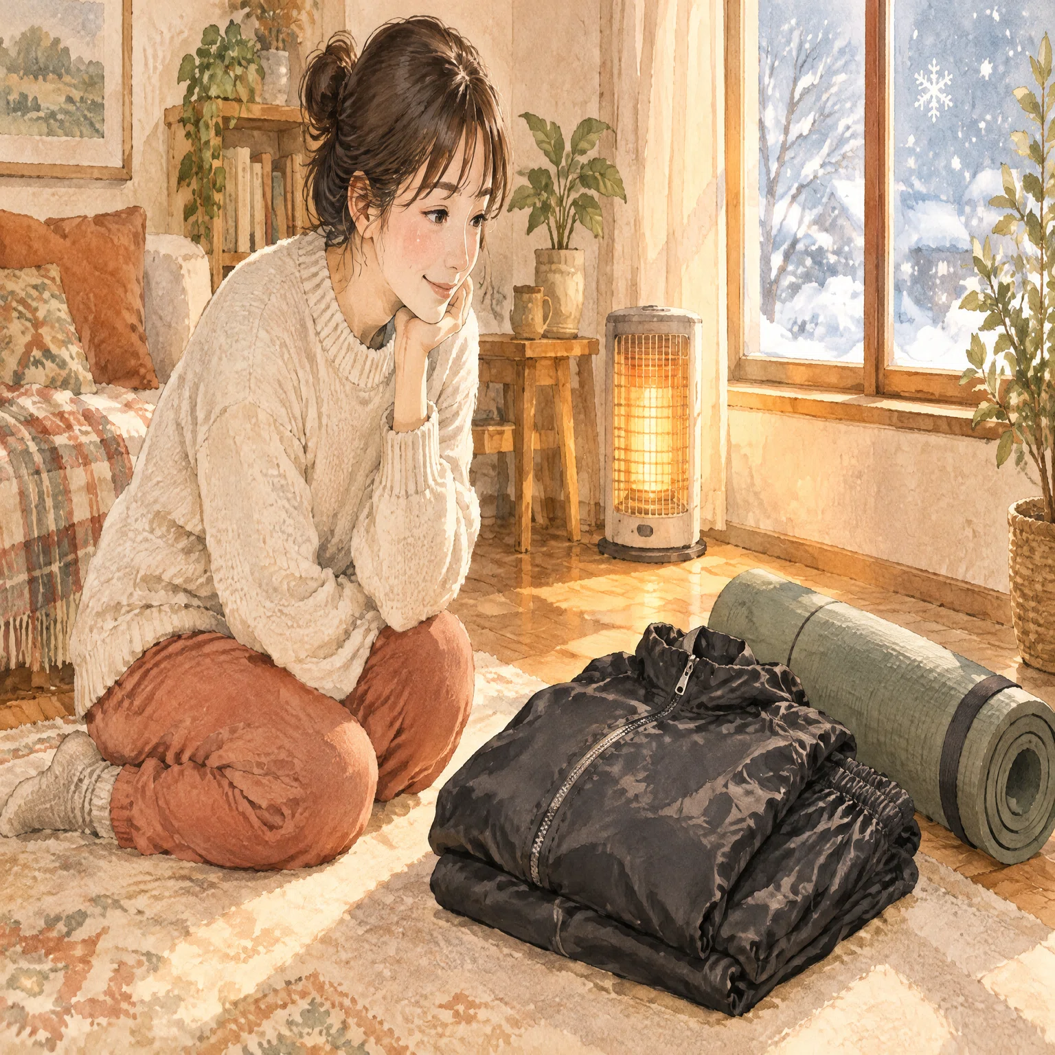 着た瞬間にじんわり温かい…！151cm/46kgが試した「シャカシャカしない