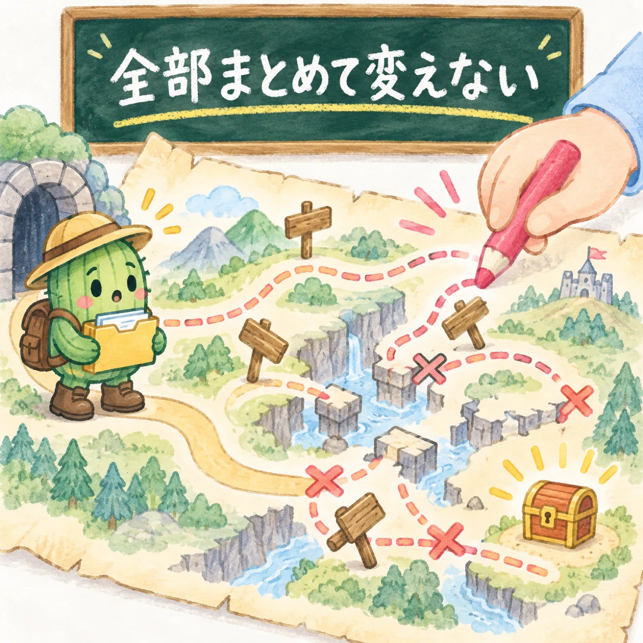 宝箱1個のために地図全体を書き換えない