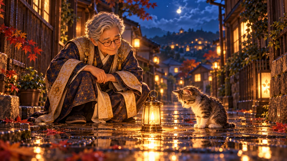 導灯師とランタン猫