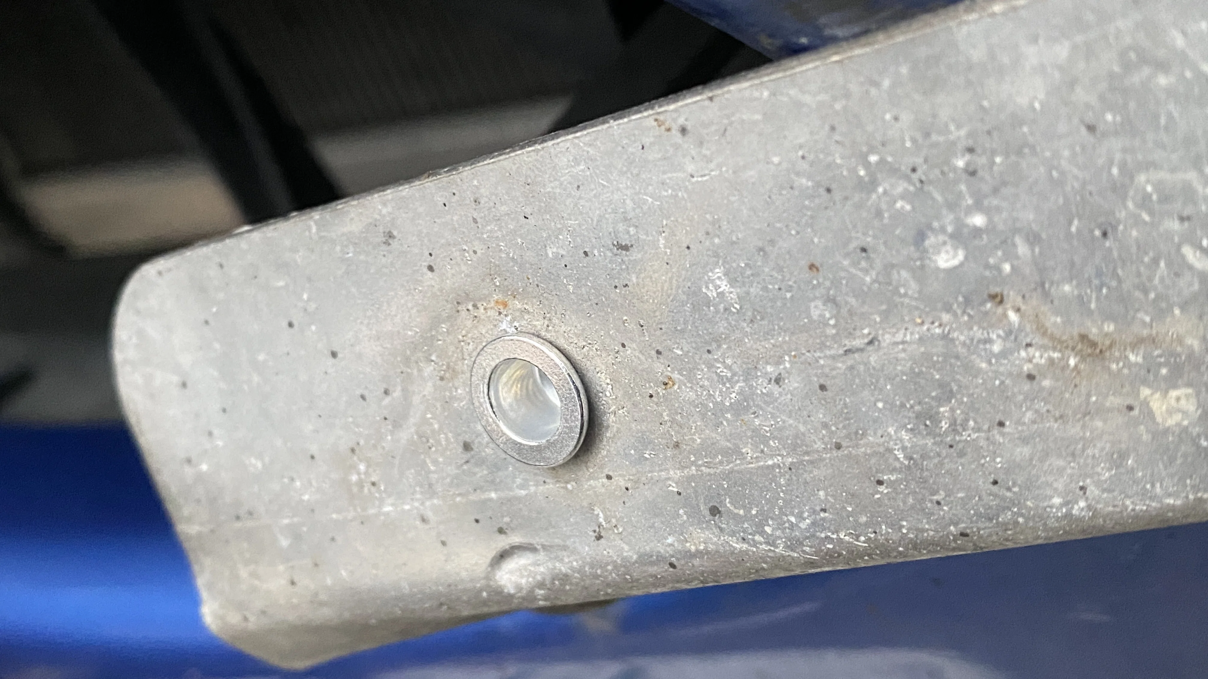 NA Roadster: Making the license plate easier to remove with nut rivets ...