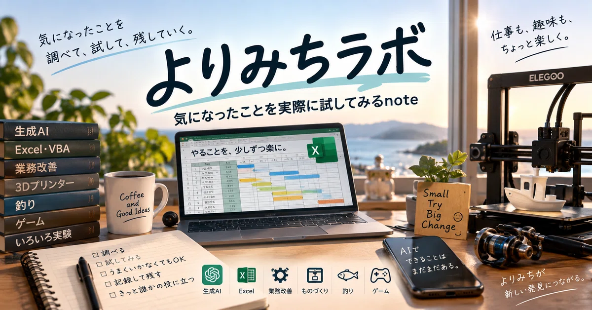 Starting Yorimichi Lab: A note about trying out things that pique my ...