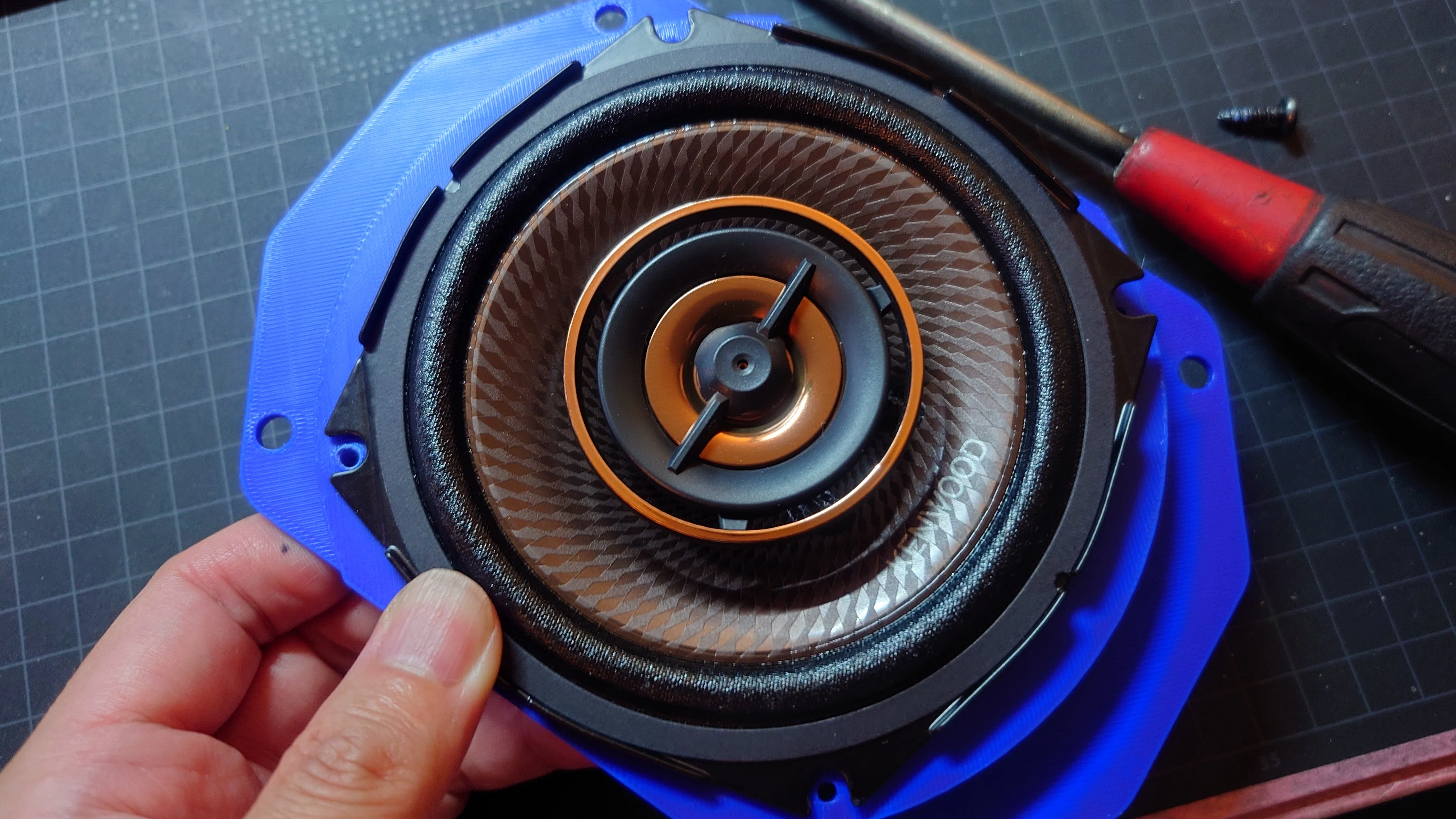 アベニール スピーカー＃2】リアスピーカー交換したけど付属の