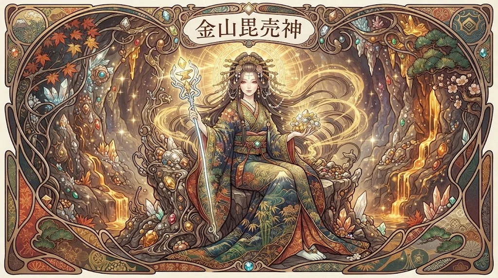 鉱山の女神【金山毘売神】『嘔吐から生まれた金銀の母神』｜《女性史
