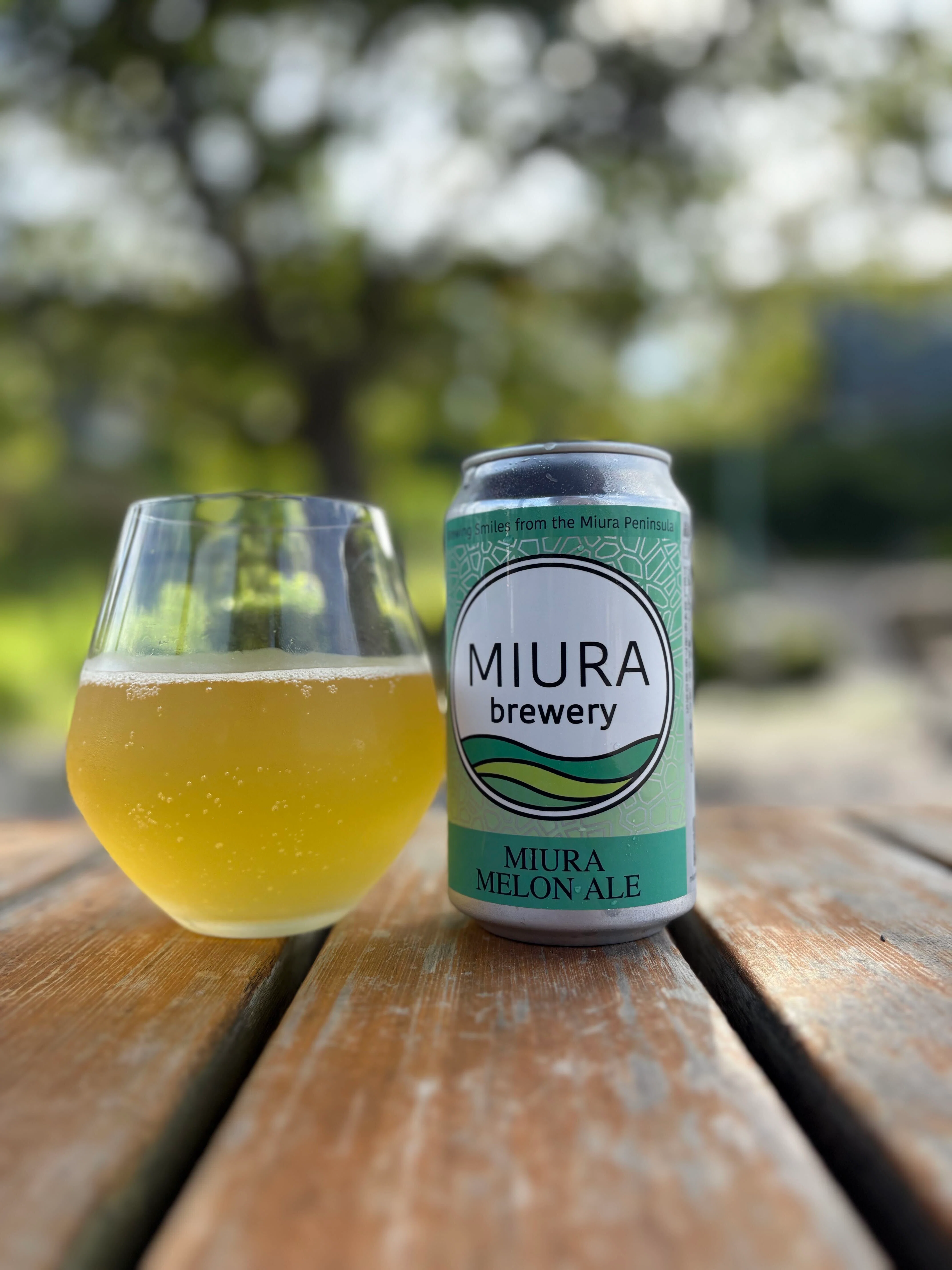 土地とつくるビール｜「幻のメロン」150kgを贅沢に使った、飲むメロン