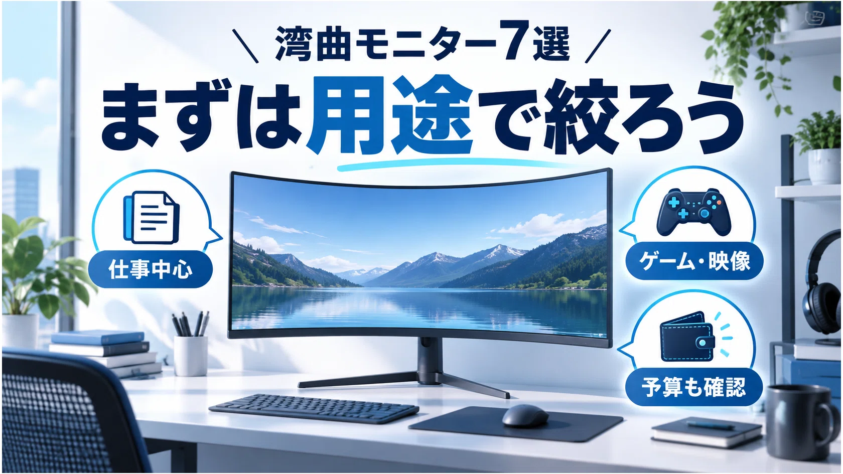 湾曲モニターのおすすめ7選！後悔する人としない人は何が違う