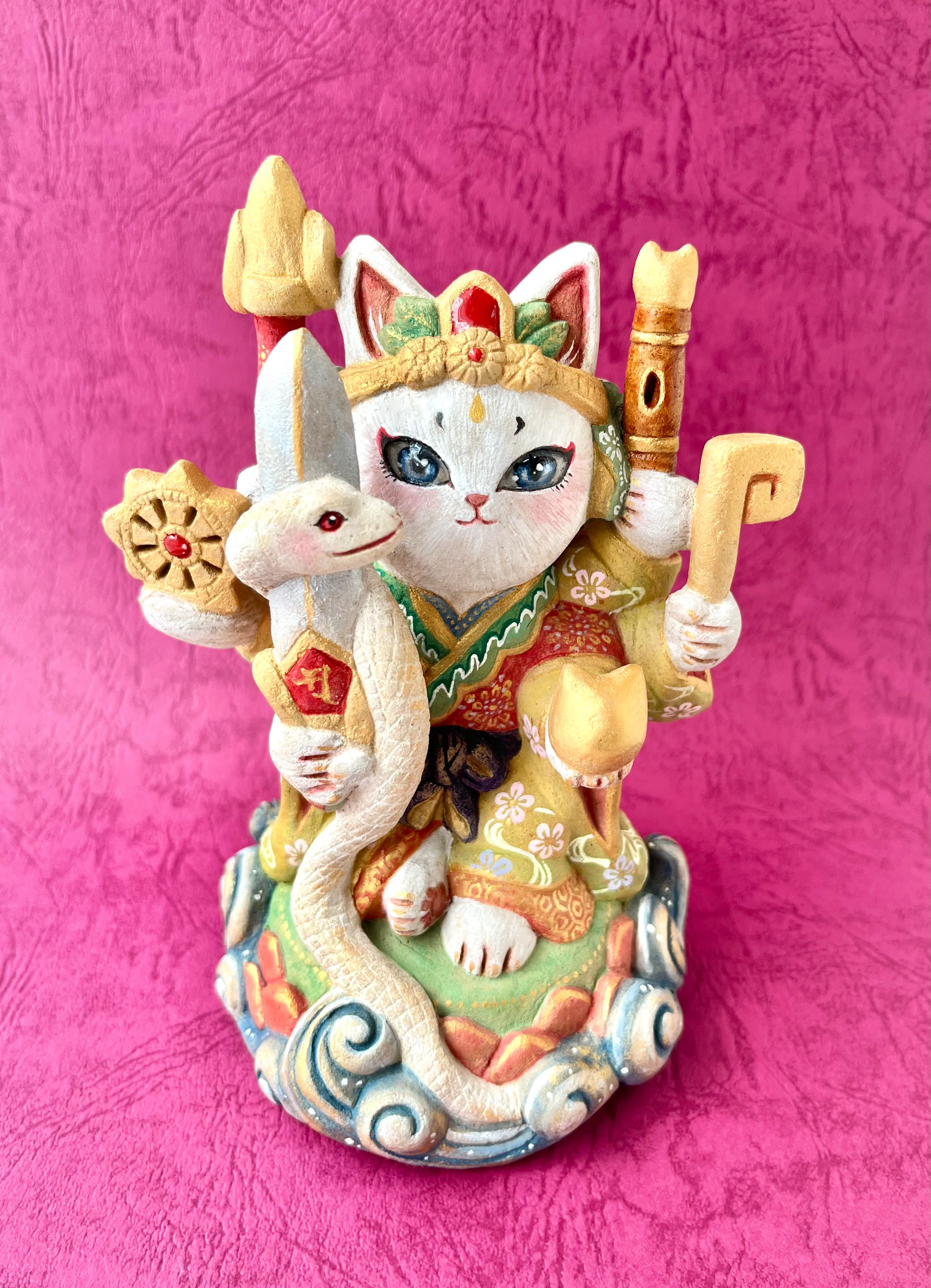 作品解説】ことほぎ 個展「神猫七変化」｜Picaresque Art Gallery