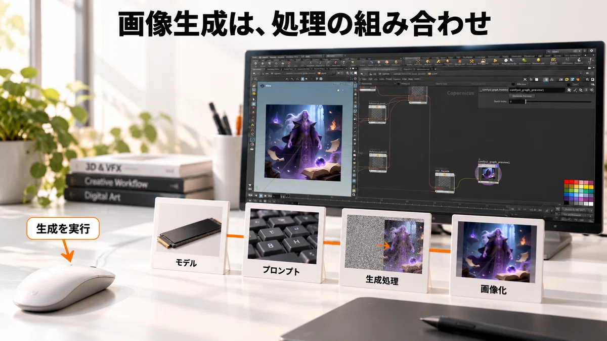 [Houdini × ComfyUI Bridge] Basic Workflow for Handling AI Image ...