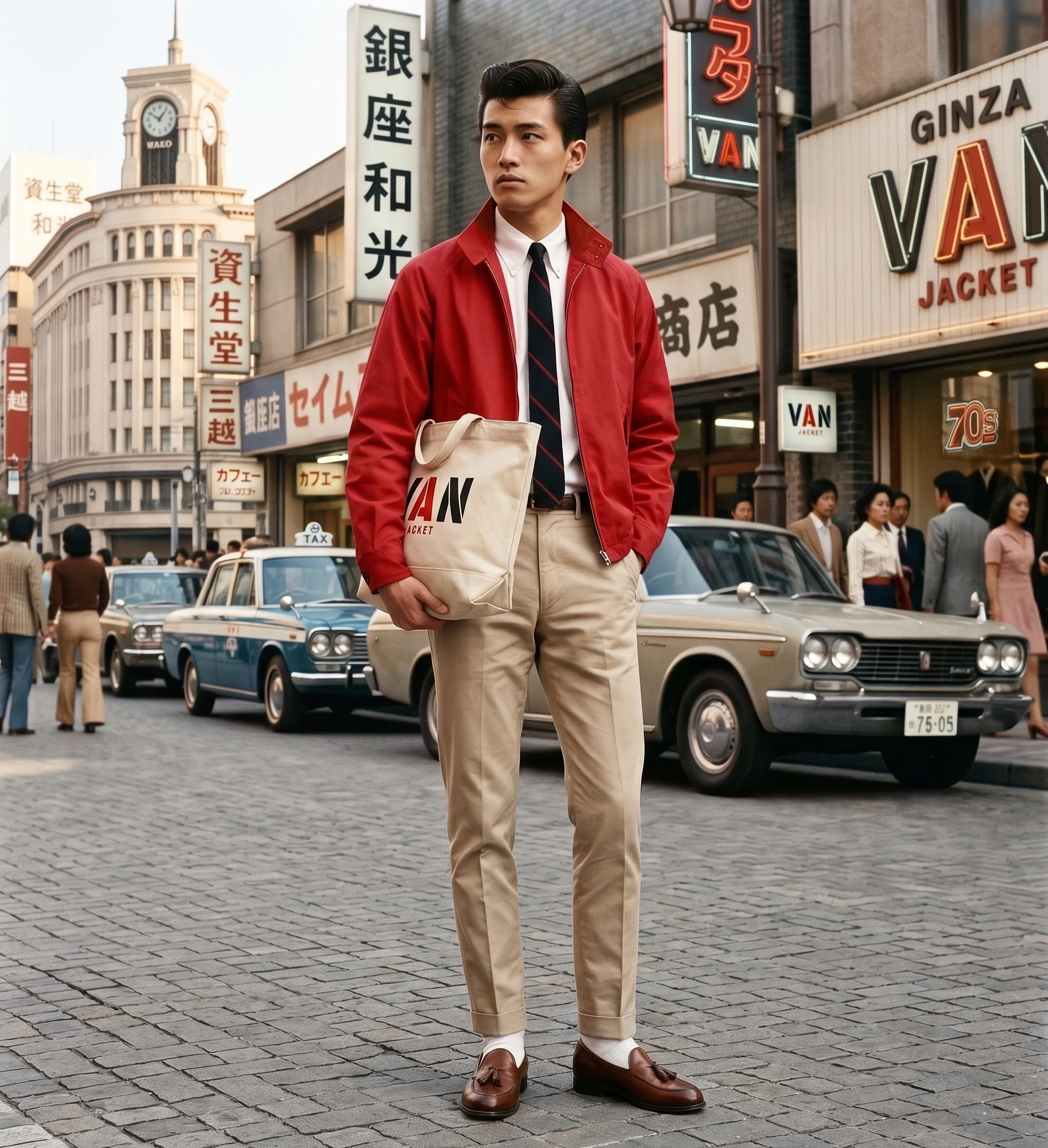 VAN・JACの🔴真っ赤なスイングトップをレスキューした