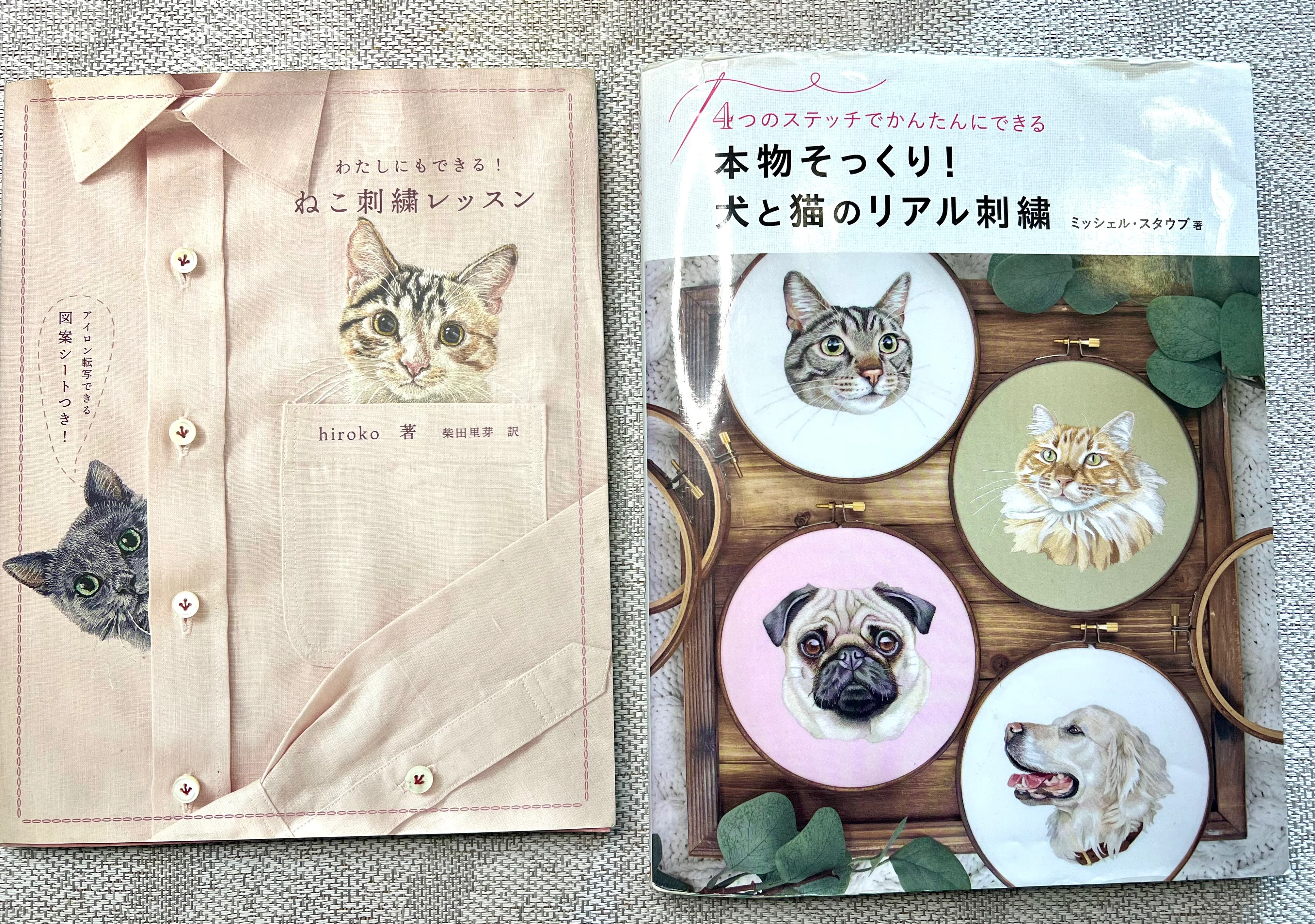 ポケットからひょっこり猫ちゃんミニトート｜Jaraᛃ/動物刺繍作家