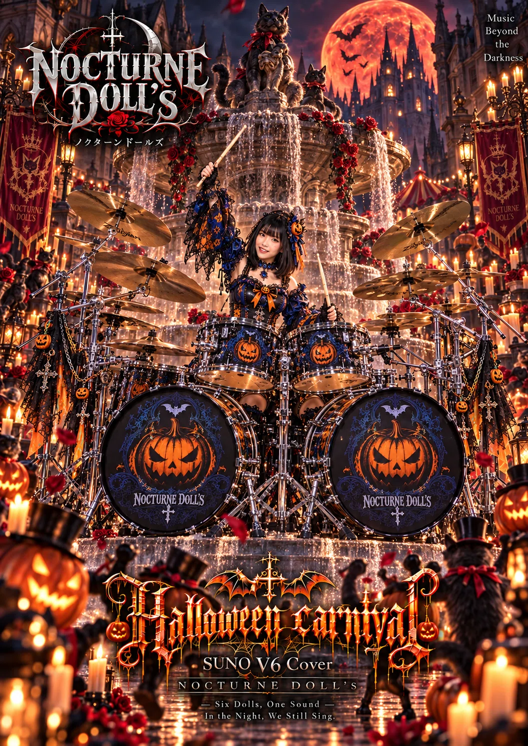 9/18(金)Halloween Carnival SUNO V6 Remaster 各種音楽ストア一斉配信