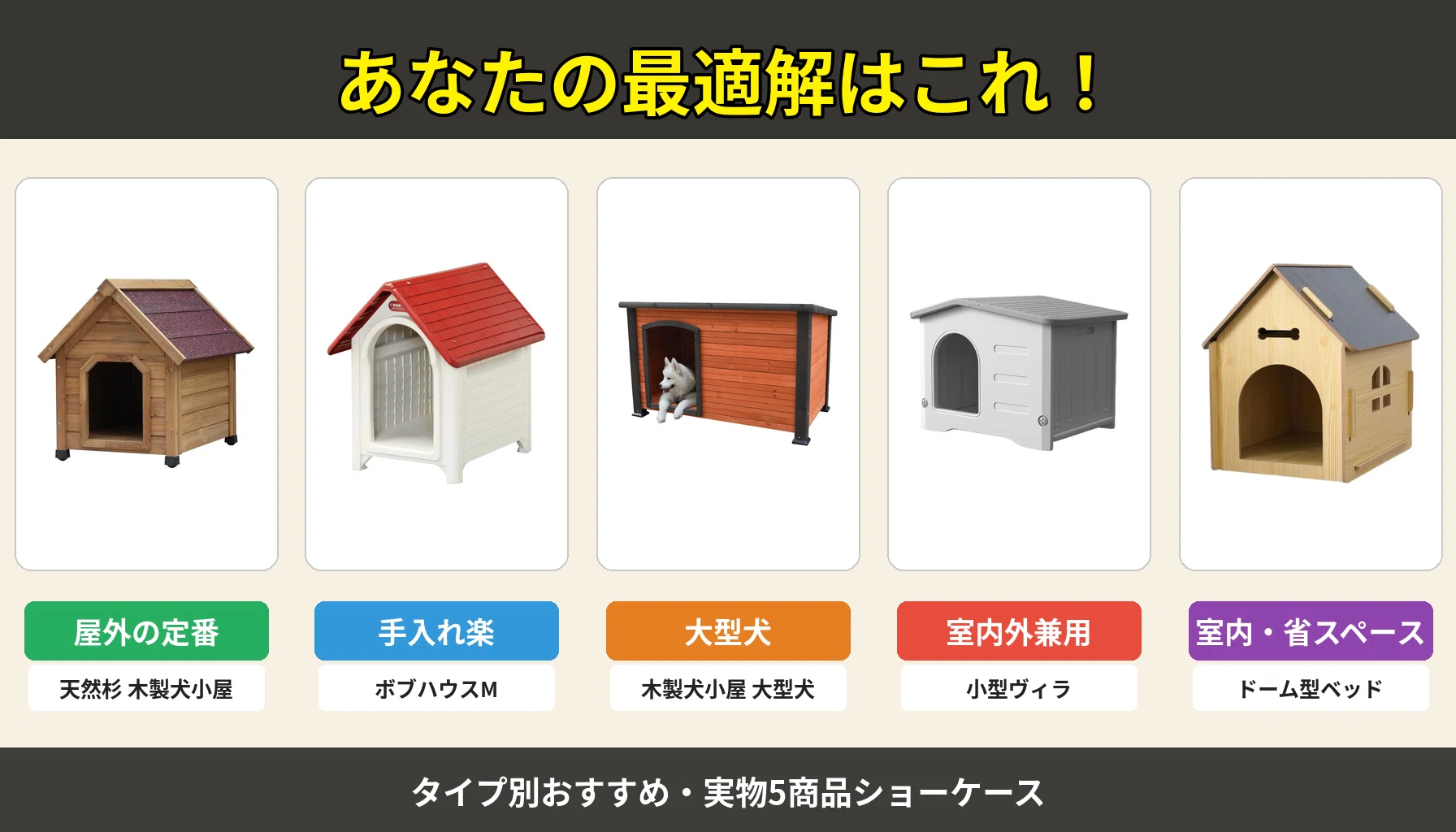 犬小屋おすすめ5選を徹底比較｜屋外・室内で失敗しない選び方を実機