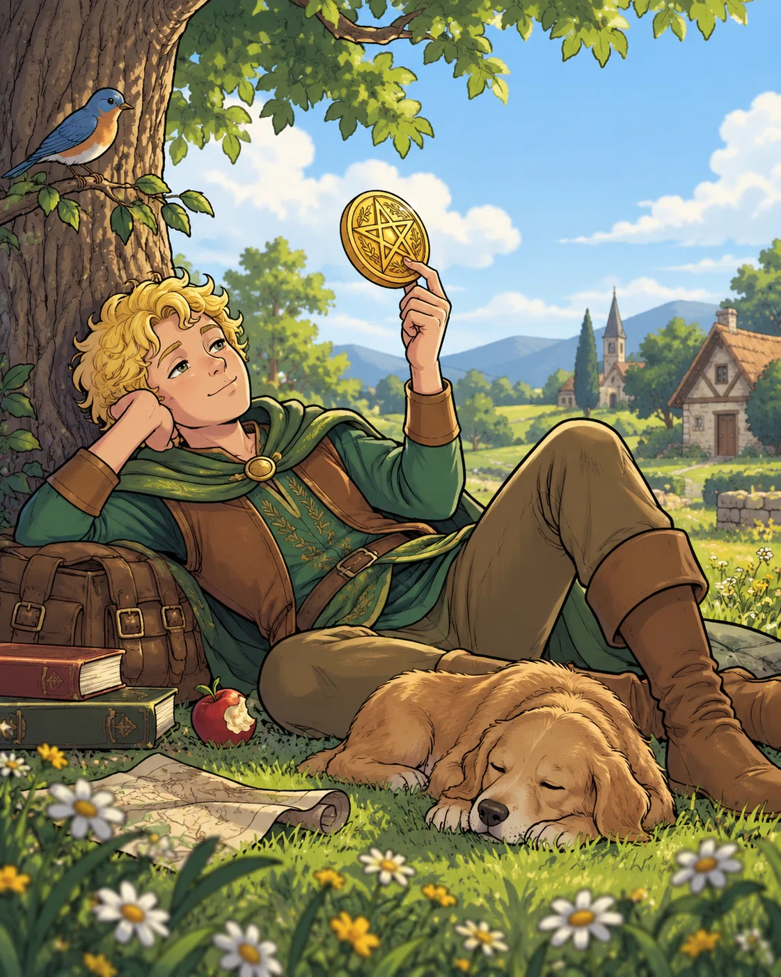 [Tarot Lesson: Earth Kingdom Edition] Page of Pentacles - The resident ...