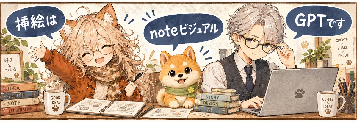 挿絵はnoteビジュアルGPTです