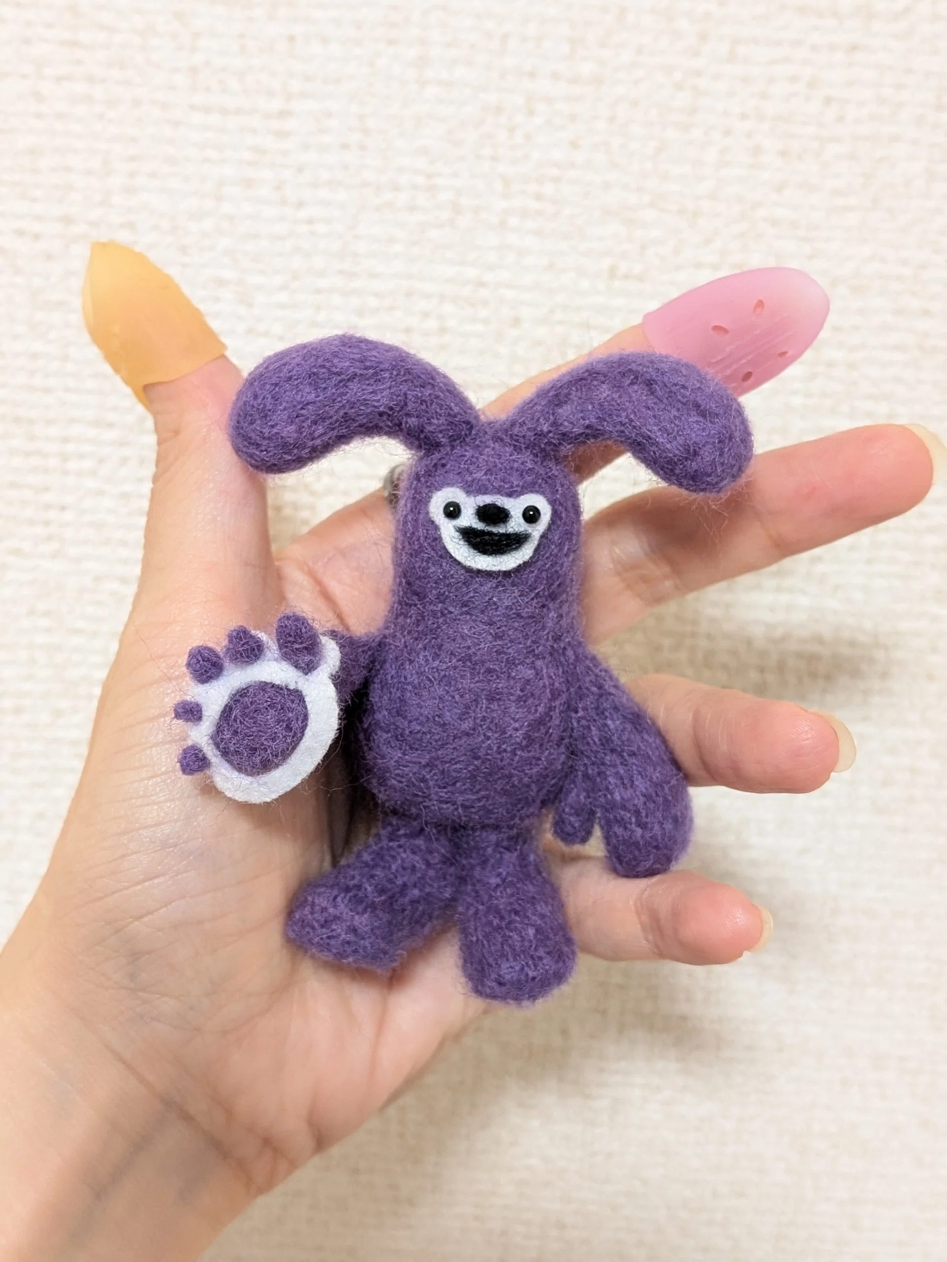 B案作ってみました｜よるの人形師の羊毛フェルトと感想日記ブログ
