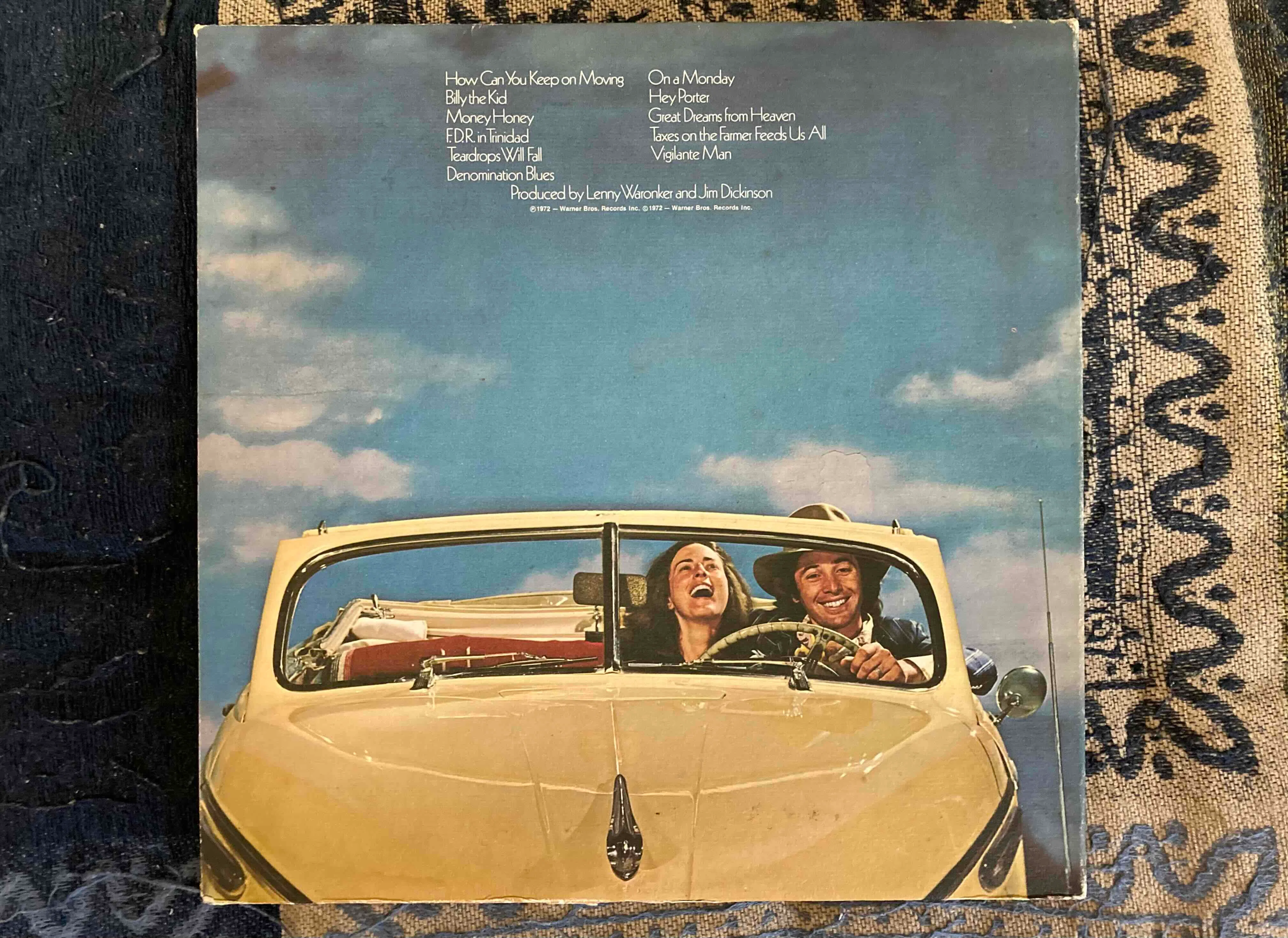 Ry Cooder [ Into the Purple Valley ] Reprise MS2052 ｜naruru's Record