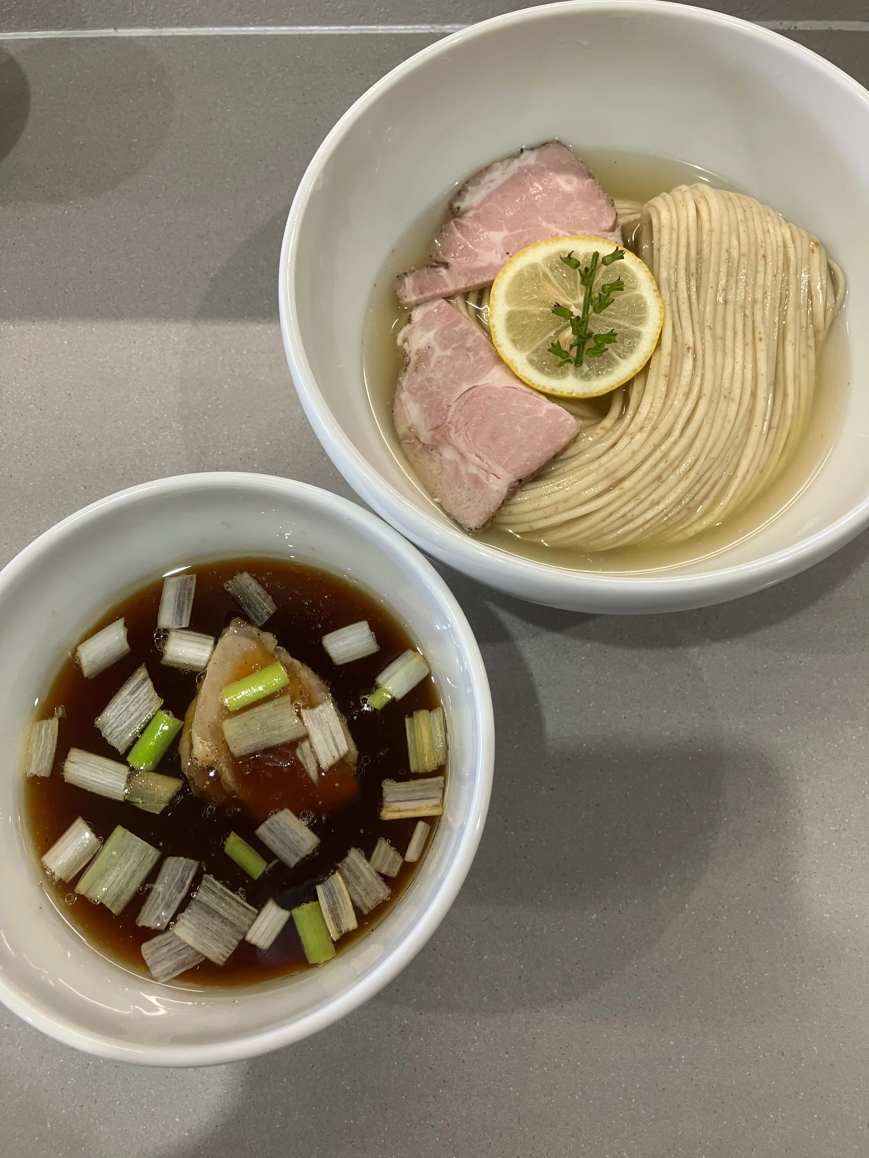おめん Ramen Crazy Jenny＠太田市（昆布水つけ麺） 