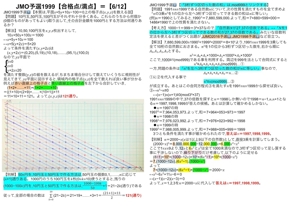 JMO予選】過去問解答解説コンプリート（日本数学オリンピック