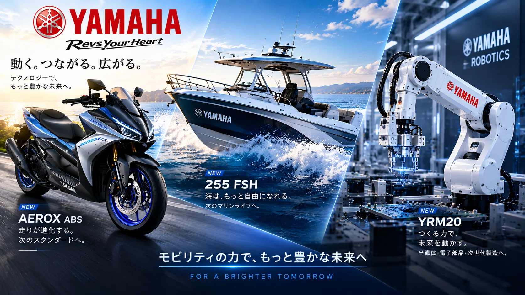 ヤマハ発動機（7272）は変わるのか？二輪からAI・ロボティクス・農業