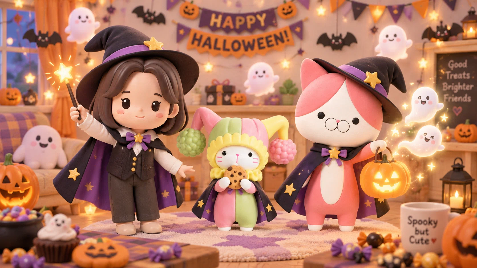 Includes Free Prompt] Halloween at my place 👻 A heartwarming time