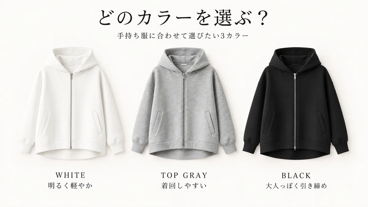 大人のパーカー迷子に｜I NEED MORE SHOESのダンボールニット 