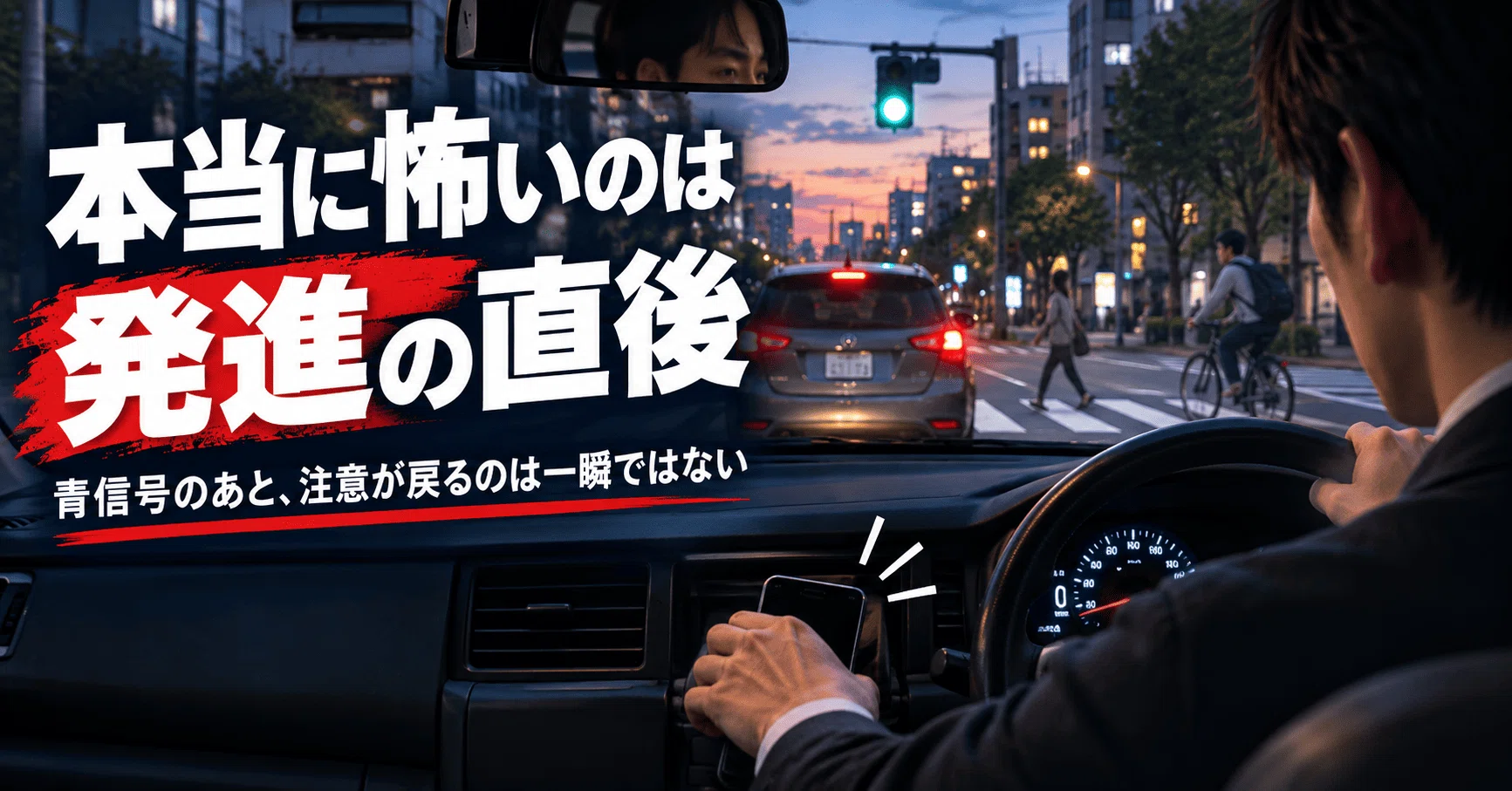 Is it okay to use your smartphone while waiting at a red light? I took ...