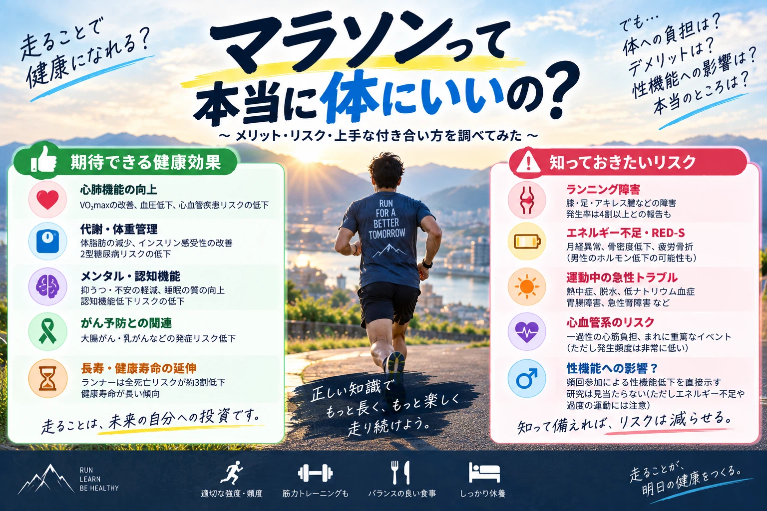 Runnibg Note Is Marathon Running Really Good for Your Health?|やすぶー