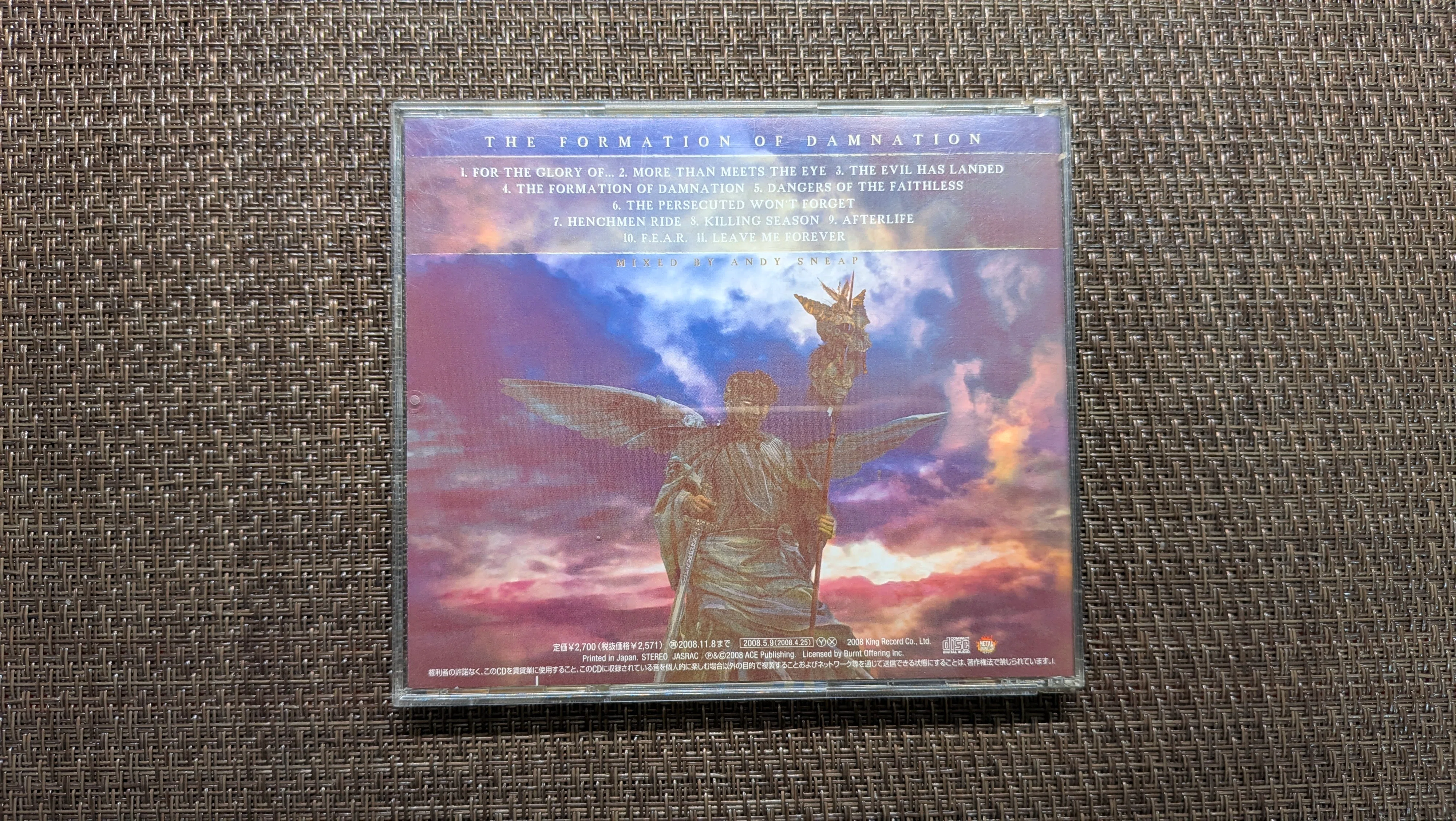 テスタメント バンドスコア TESTAMENT Testament（テスタメント）