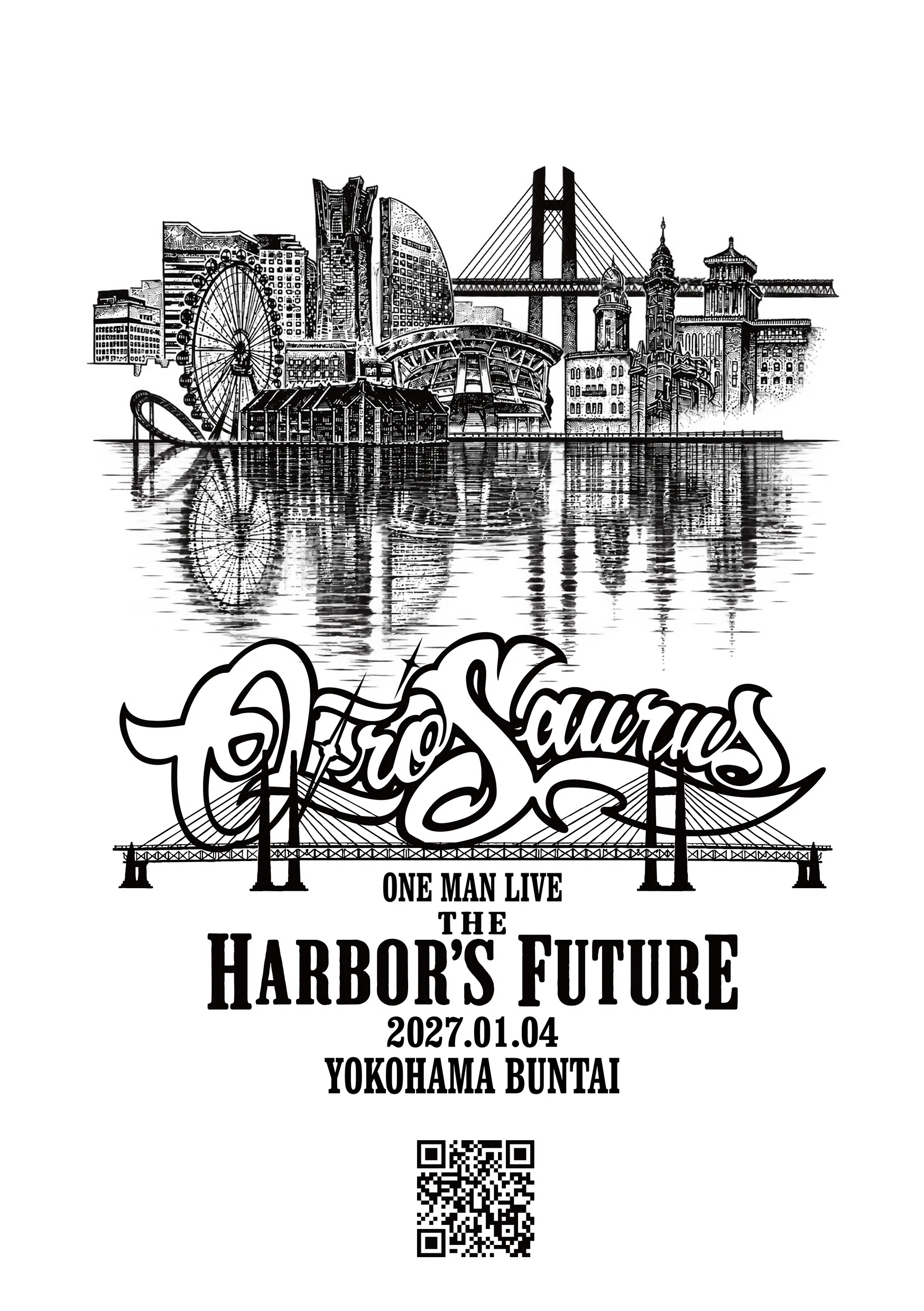 OZROSAURUS、来年1月4日に横浜BUNTAIでワンマンライブ「THE HARBOR'S