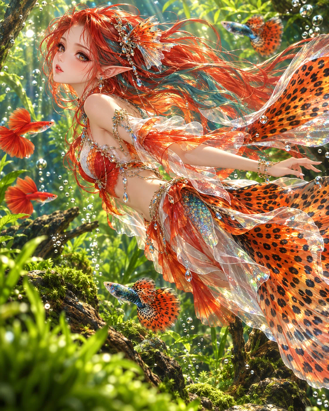 美少女イラスト㉓世界エルフ美少女化計画｜かんべい Mk-Ⅰ