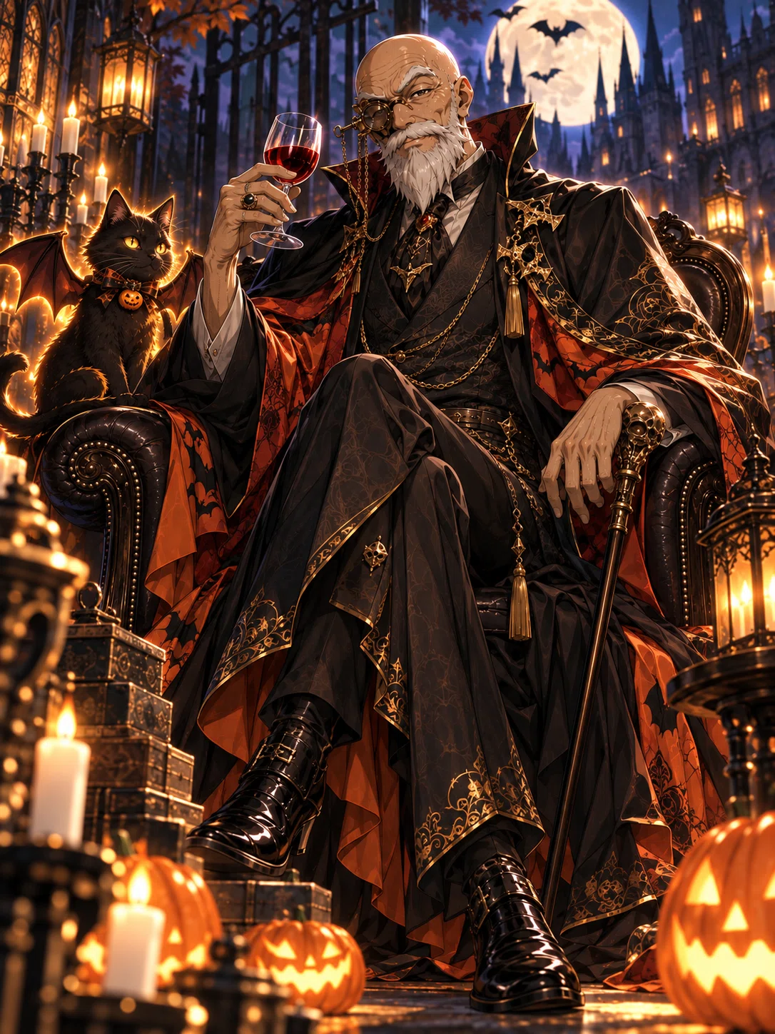 ハロウィン×黒執事×イケオジィの画像
