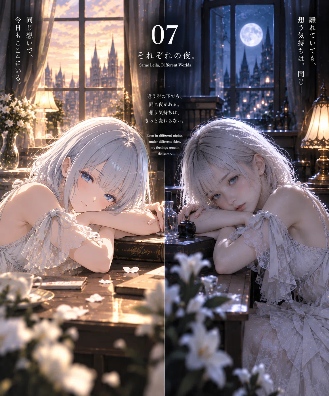 僕のアート】アニメとリアルの境界線｜同じレイラ、違う世界。｜零ぴちゅ。