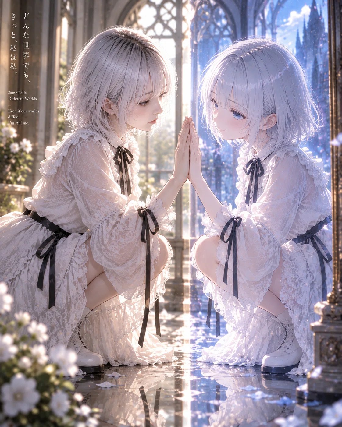 僕のアート】アニメとリアルの境界線｜同じレイラ、違う世界。｜零ぴちゅ。