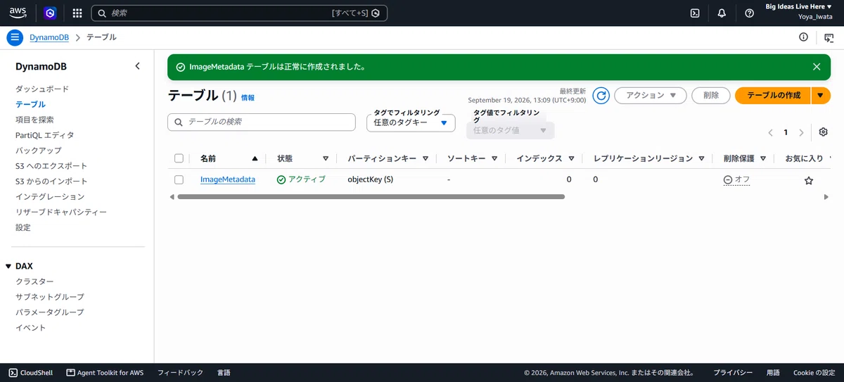 AWS日記: 画像の情報をDynamoDBへ記録、API GatewayからLambdaを呼び出す｜よーた