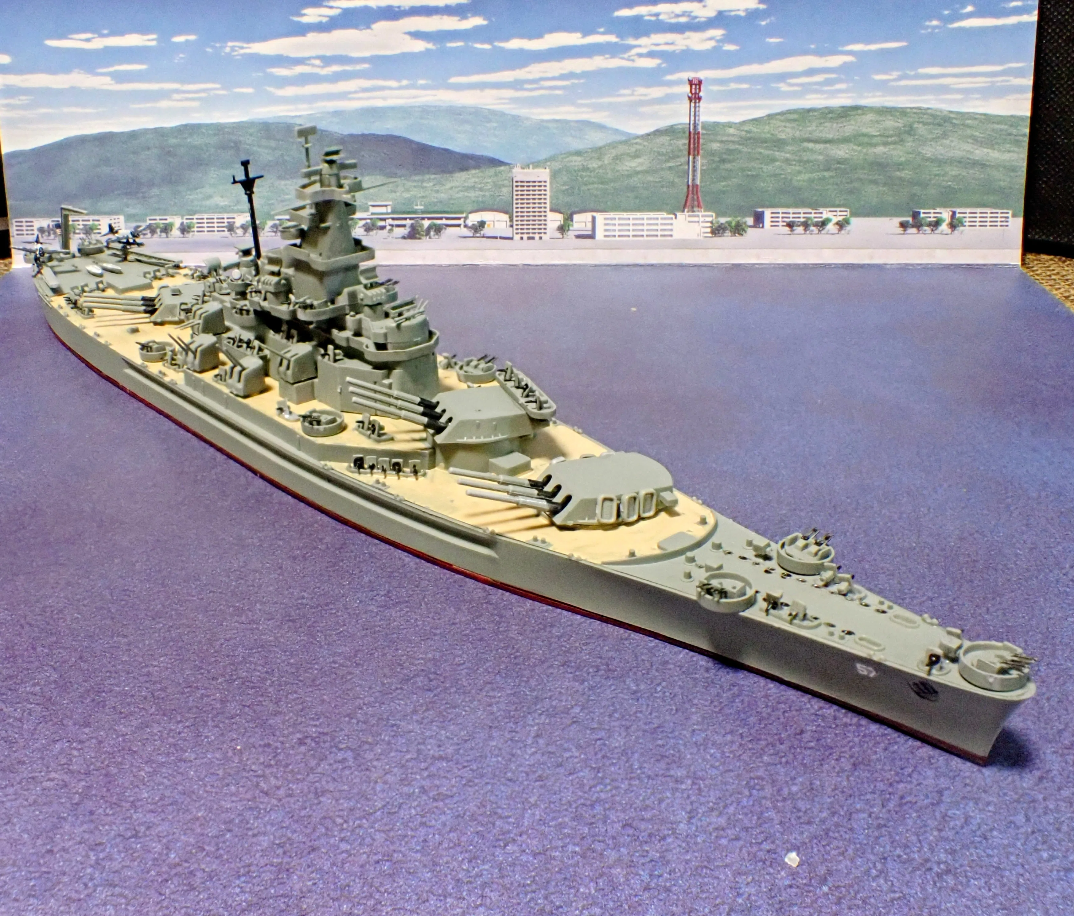 1/700 ウォーターラインシリーズ ハセガワ アメリカ戦艦 サウスダコタ