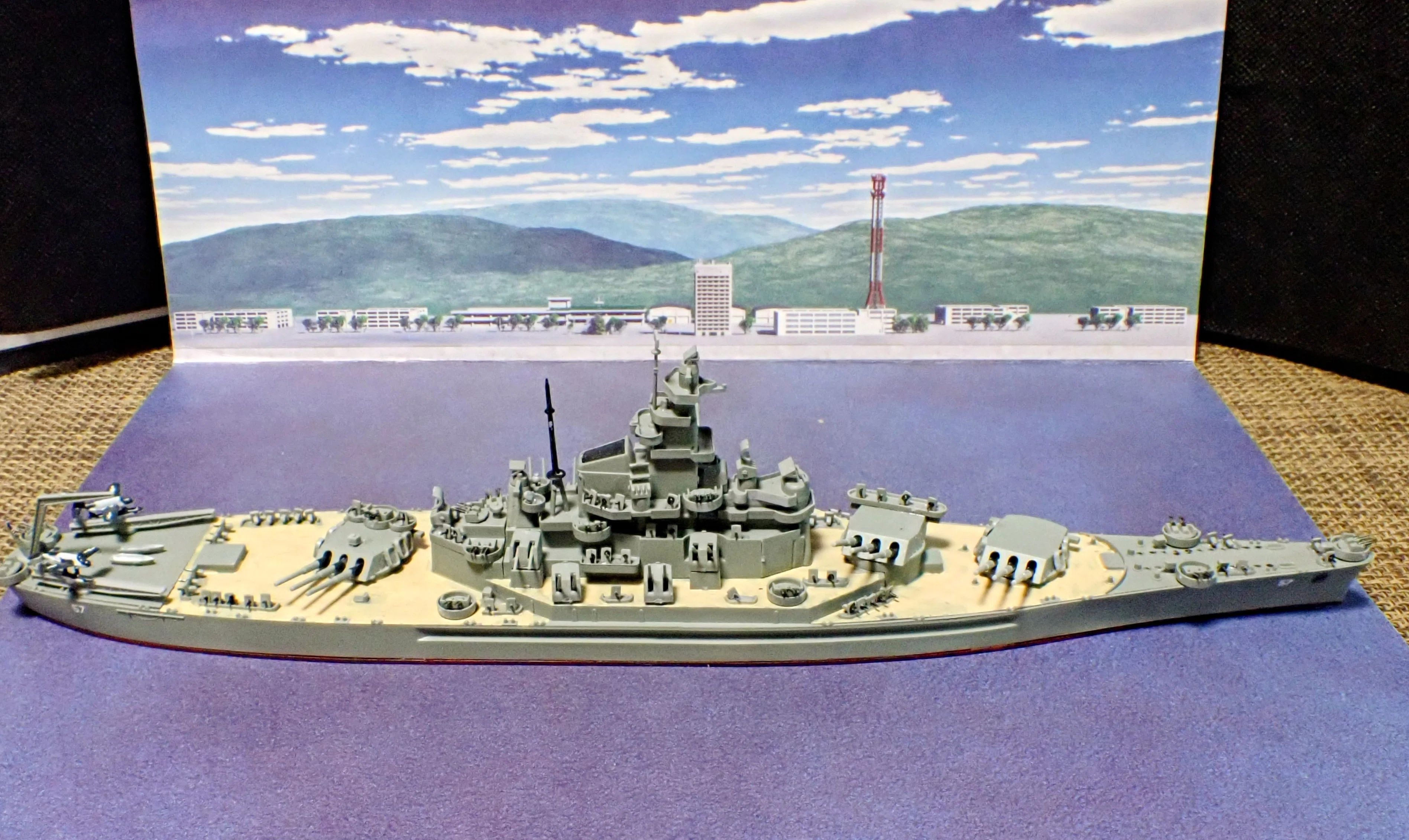 1/700 ウォーターラインシリーズ ハセガワ アメリカ戦艦 サウスダコタ