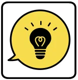 電球アイコンのイラスト