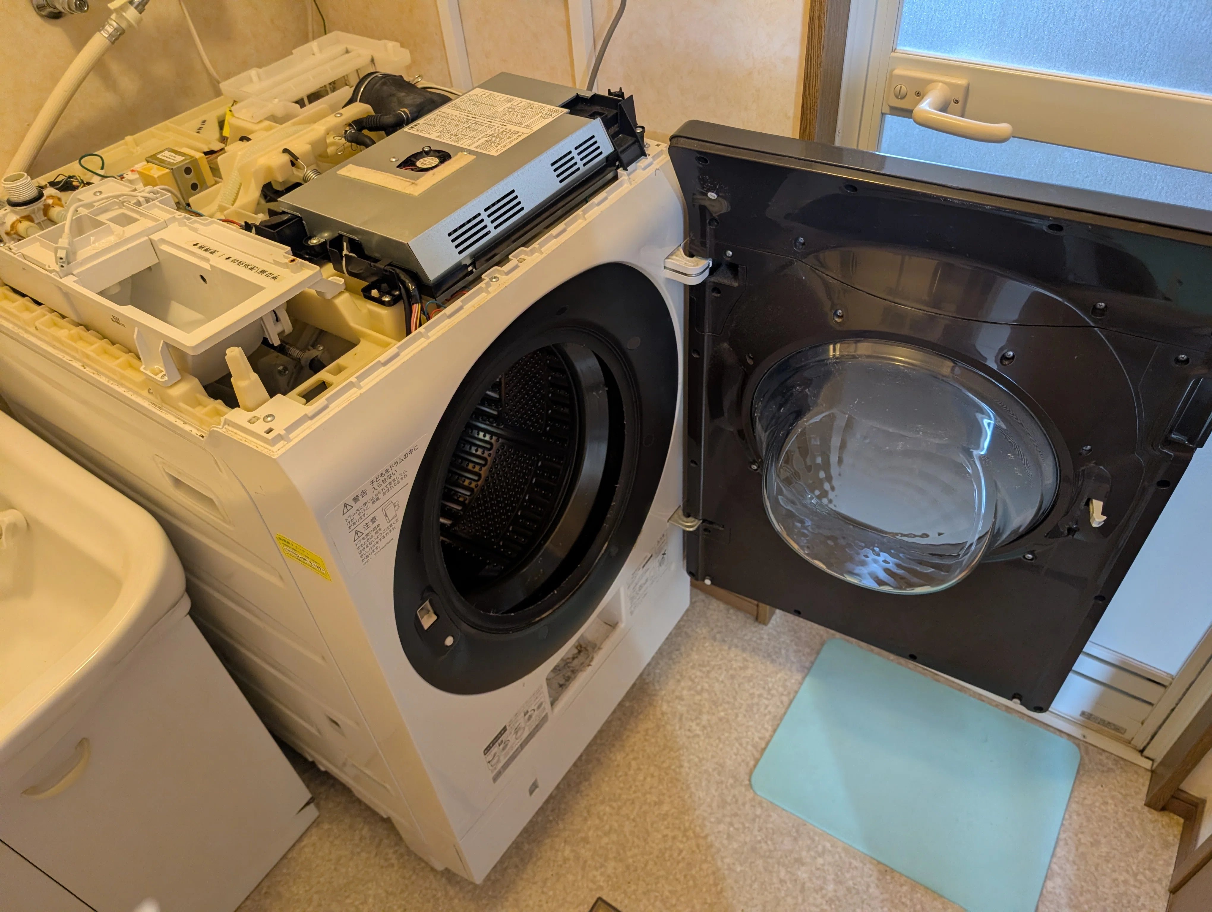 乾かなくなったSHARPドラム式洗濯乾燥機を自分で分解清掃した話【前編