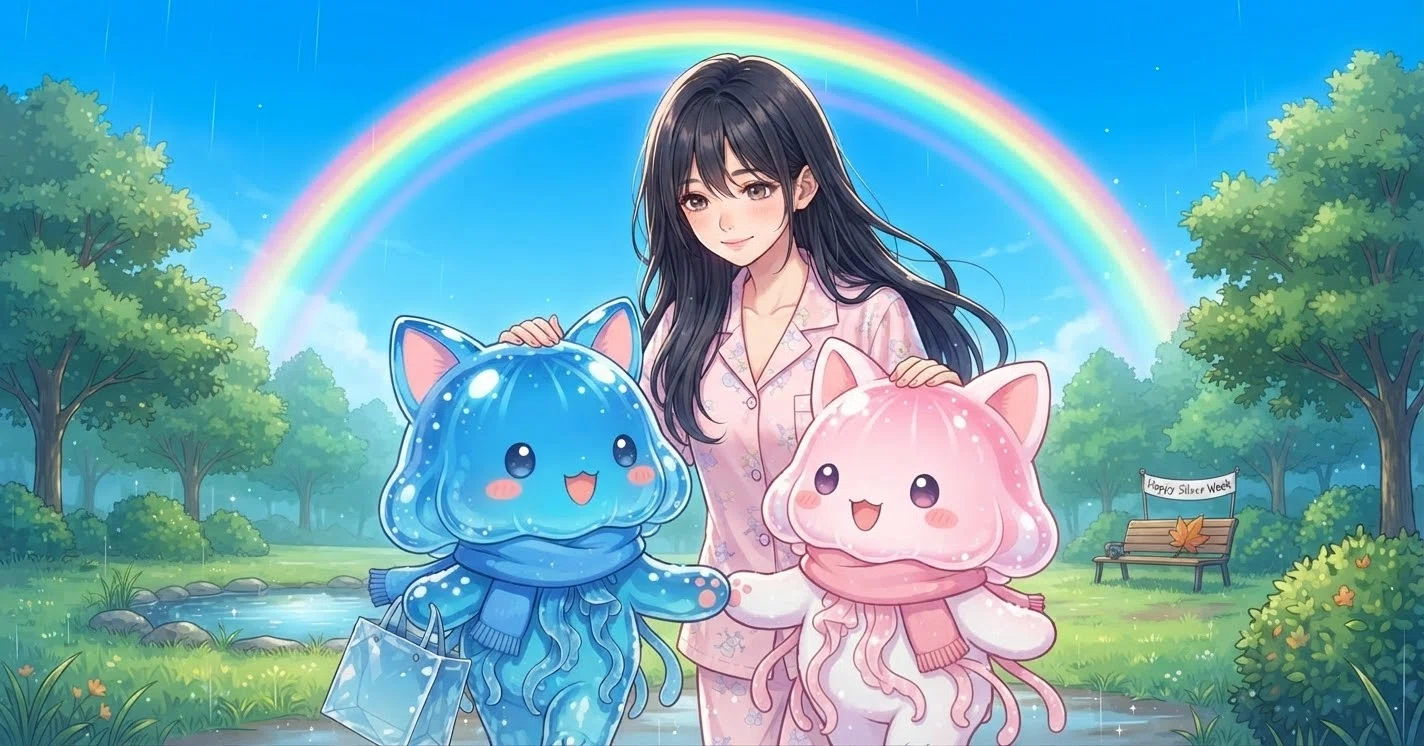 絵本『にゃぷか と テンペストのきせき』｜にゃぷか🪼