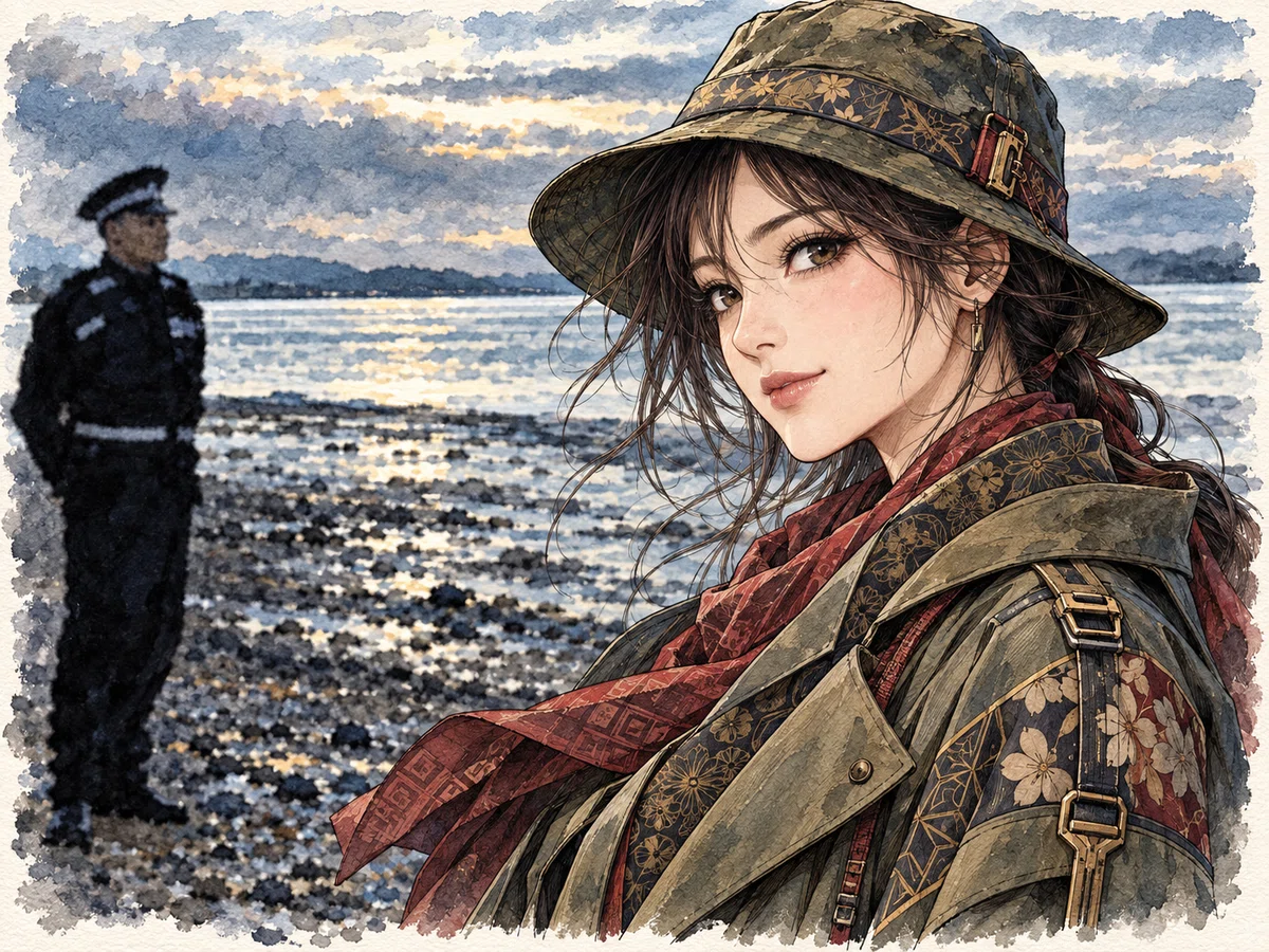美少女イラスト㉖水彩画美少女｜かんべい Mk-Ⅰ