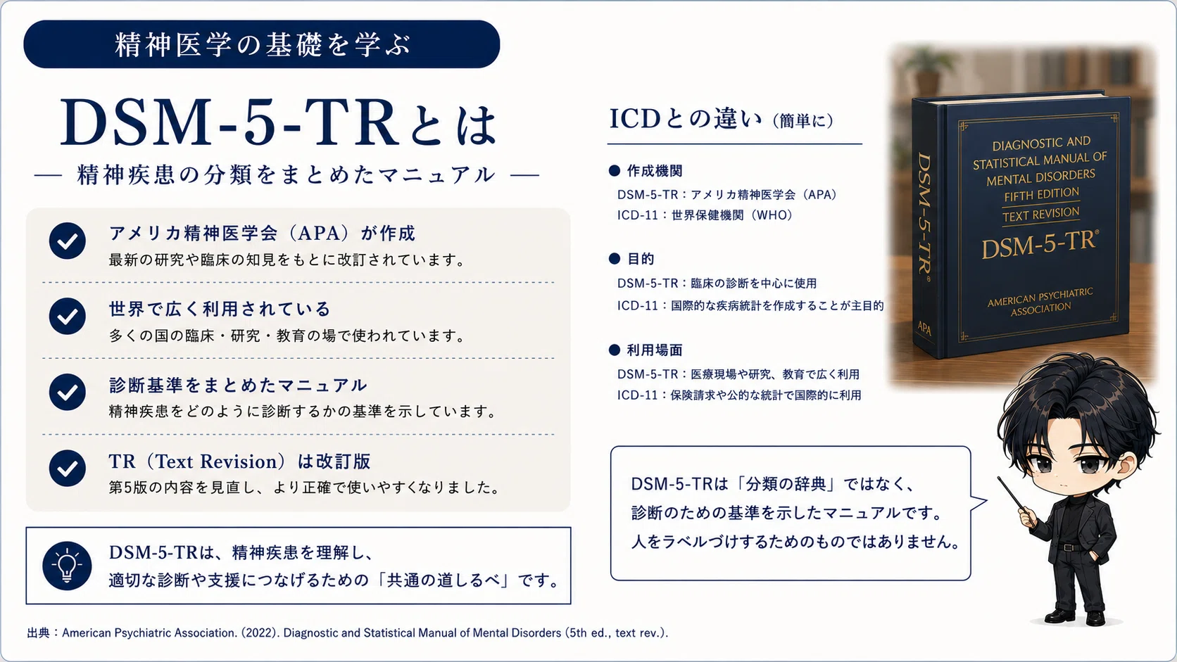 DSM-5-TRとは｜心理スケッチ