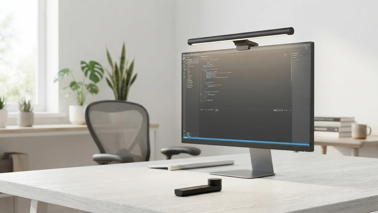 BenQ ScreenBar Pro のレビュー・口コミ評判と特徴 湾曲・ワイド