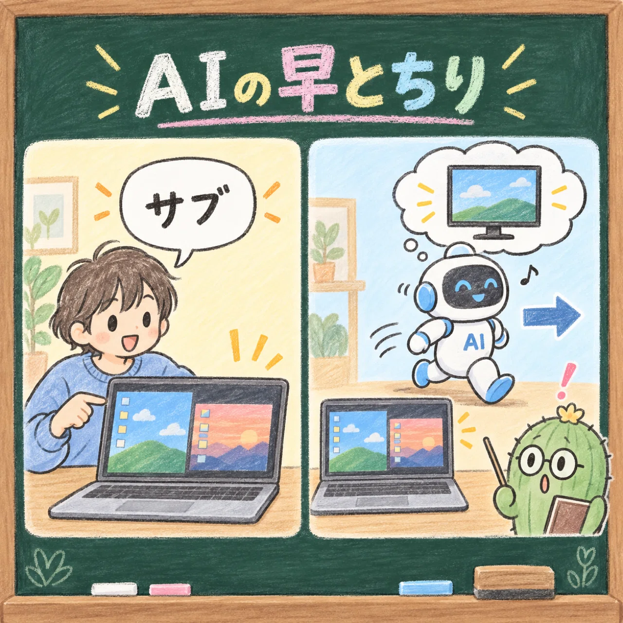 サブという一言を別の意味へ翻訳したAI