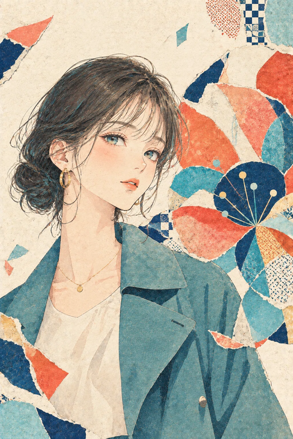 ChatGPTで描く、色の映えるコラージュアート｜プロンプト6選｜画像生成AIの5ツールで比較【Niji Journey・SeaArt ...