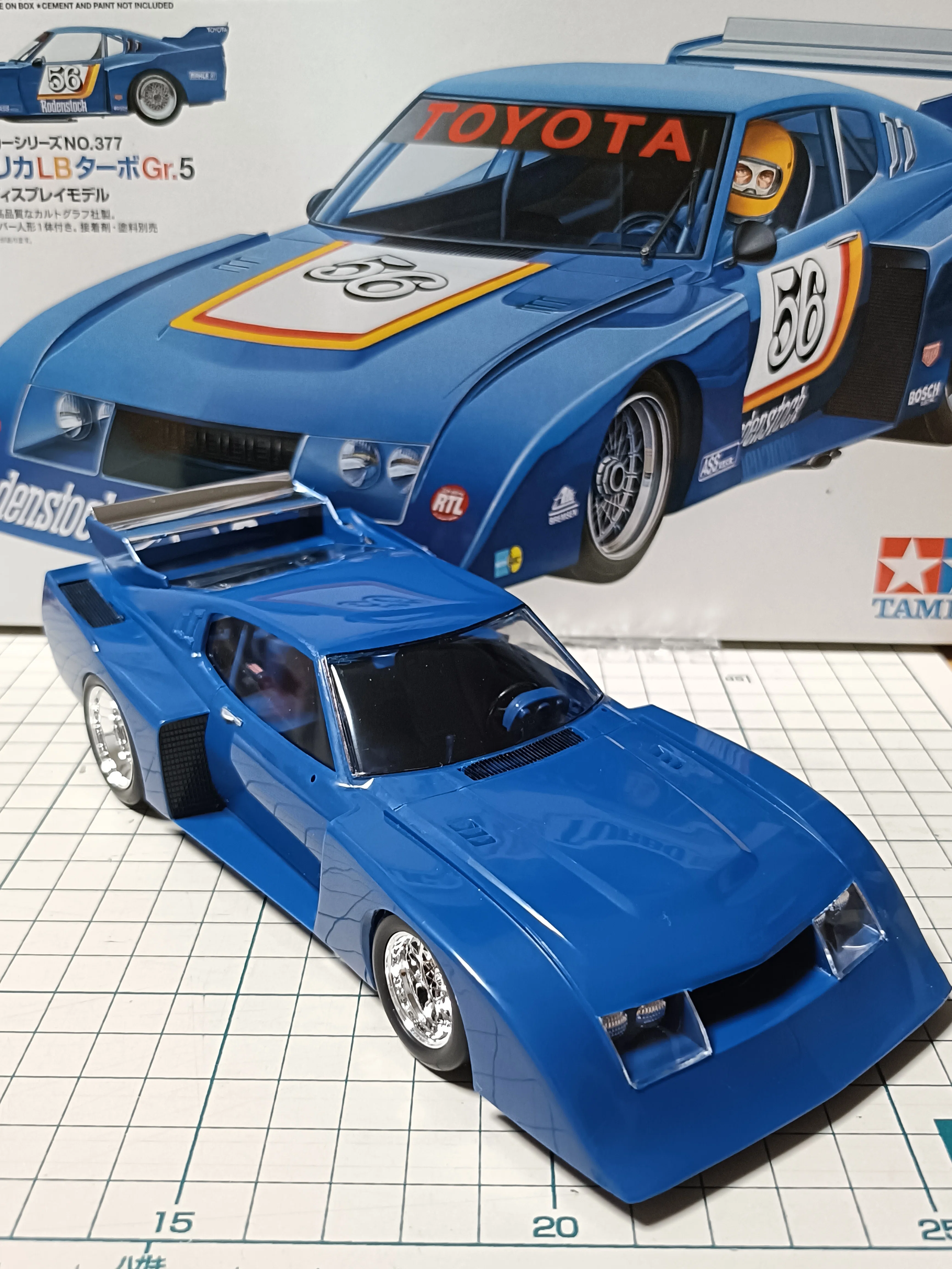 タミヤのセリカLBターボを楽プラっぽく作った。｜kamisa 🏁モーター