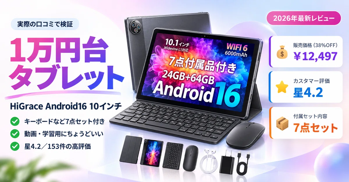A 7-piece set including a keyboard for around 10,000 yen