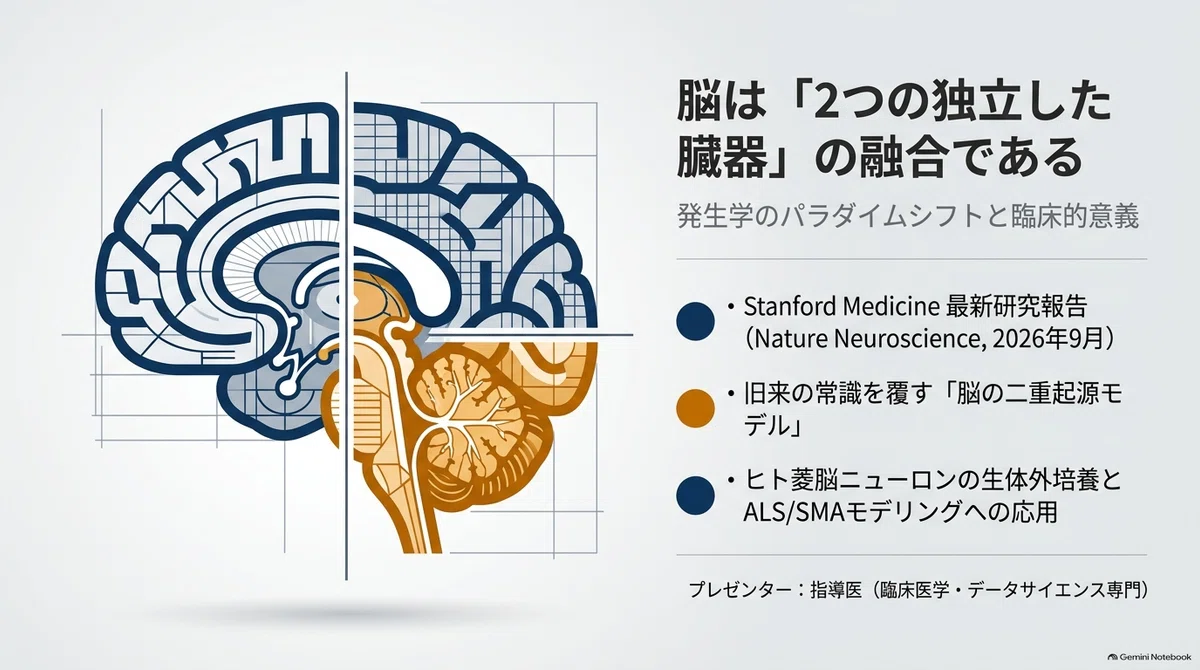脳は1つの器官ではなかった？スタンフォード大学が解き明かした『2つの