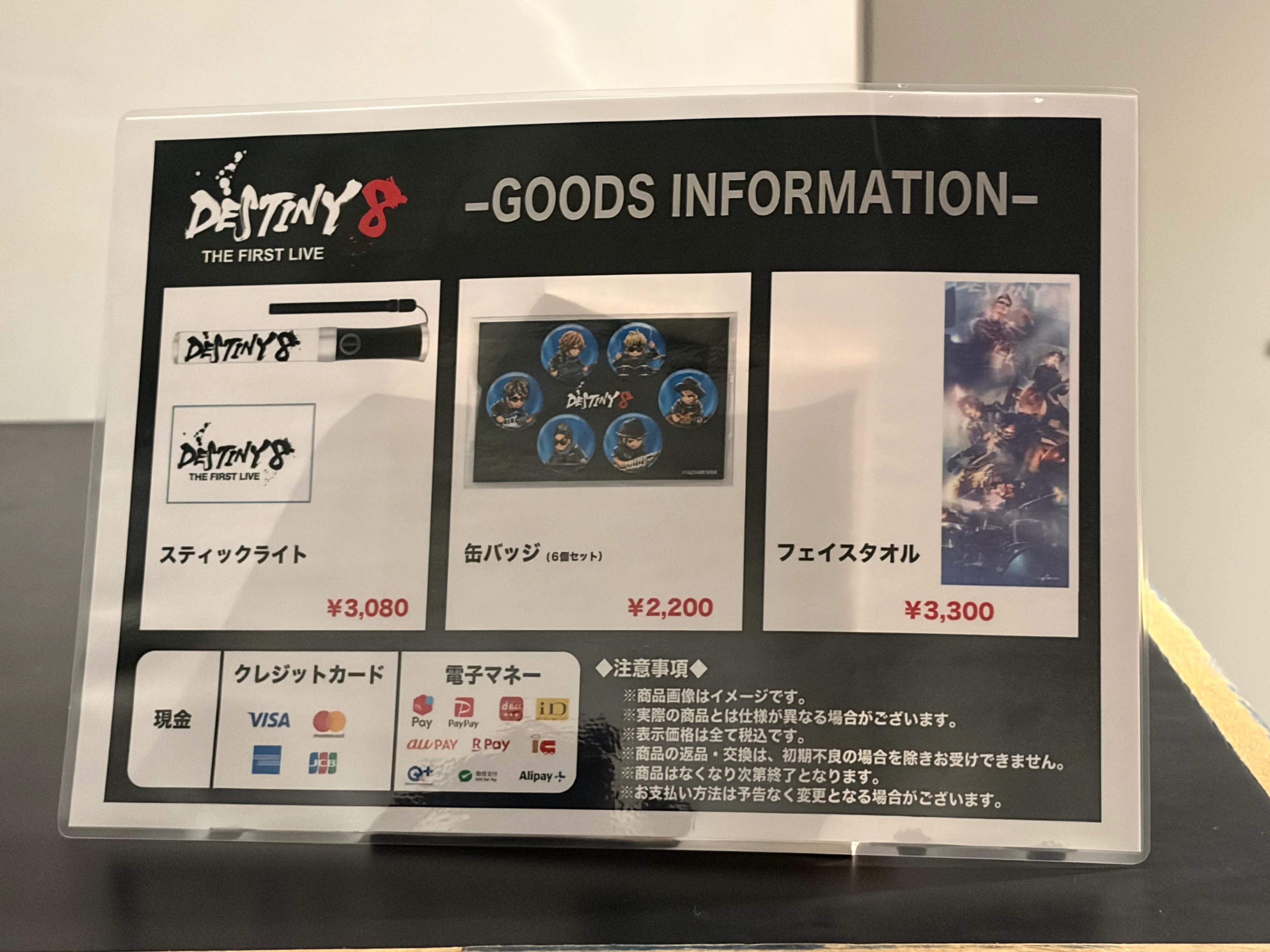 レポ】DESTINY 8 THE FIRST LIVE｜いっと