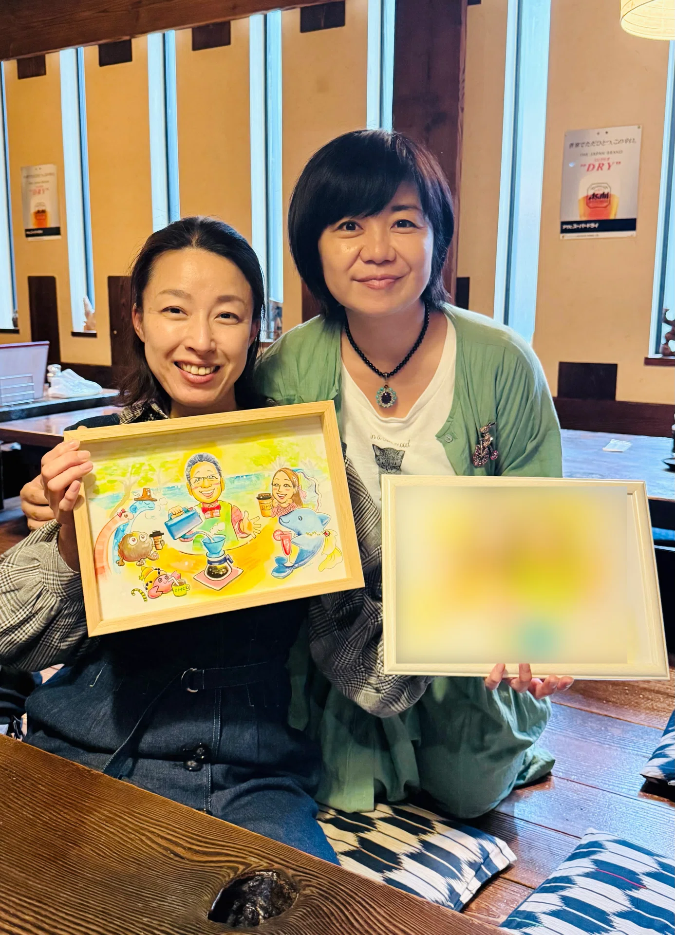 「田中」　　　手描きキャラクターのウェルカムボード ウェルカムボード☕️✨①｜吉田顕